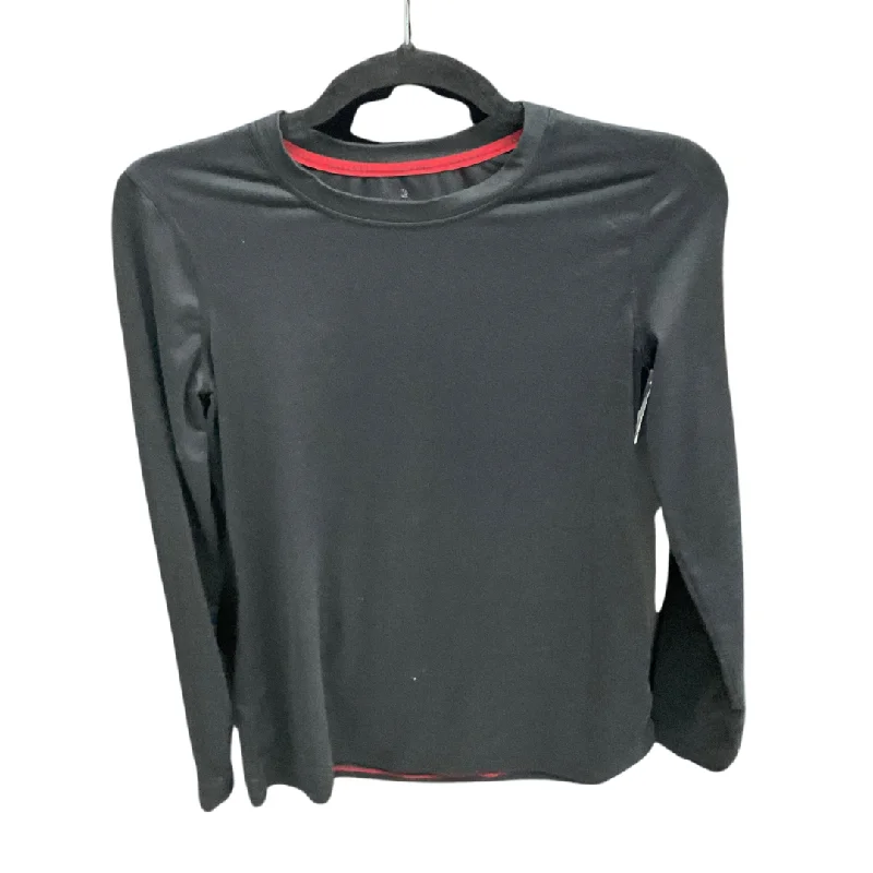 Top Long Sleeve By Cuddl Duds In Black, Size: S