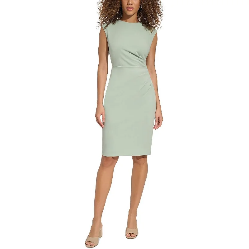 Calvin Klein Womens Matte Jersey Cut-Out Cocktail And Party Dress