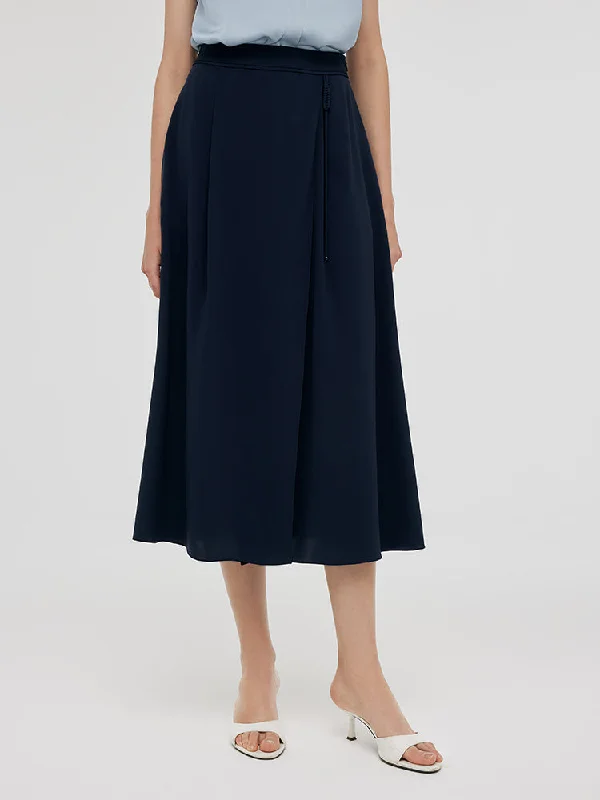 Triacetate A-Line Women Half Skirt