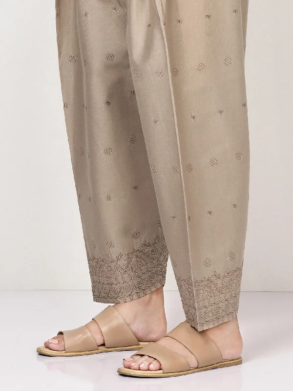 Embroidered Cambric Shalwar