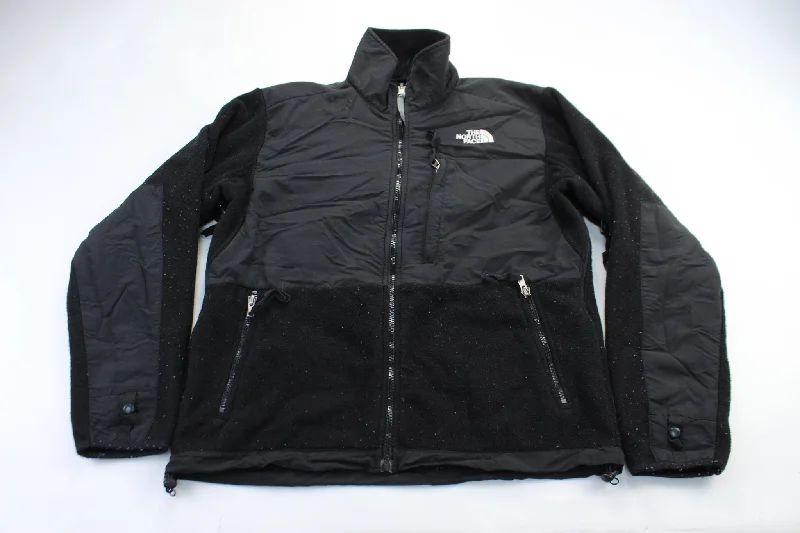 Women's The North Face Embroidered Logo Black Zip Up Jacket