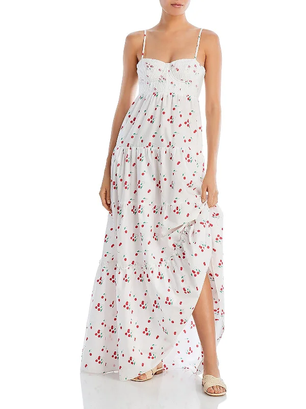 Womens Buster Printed Maxi Dress