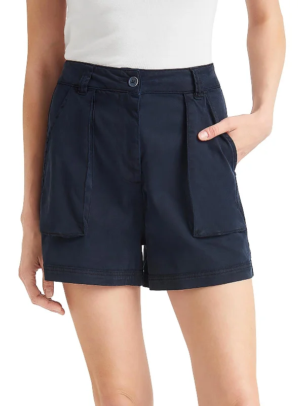 Womens Mini High Rise High-Waist Shorts