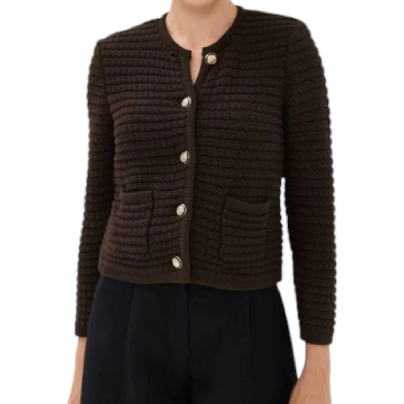 Gaspard Jacket In Chocolate