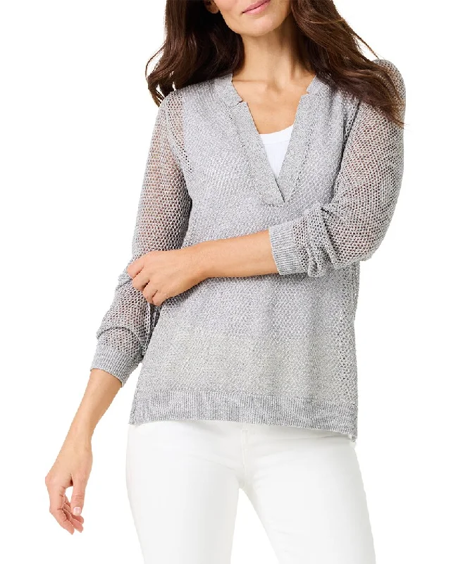 NIC+ZOE Mesh Stitch Sweater